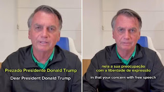 VÍDEO: BOLSONARO RESPONDE CARTA DE TRUMP