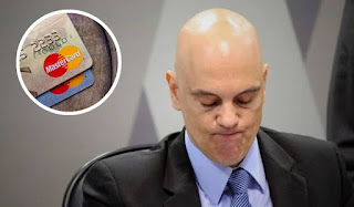 BRASIL: MORAES TEM CARTÃO BLOQUEADO