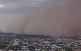 MUNDO: TEMPESTADE DE AREIA COBRE TENDAS E PESSOAS EM EVENTO NOS EUA