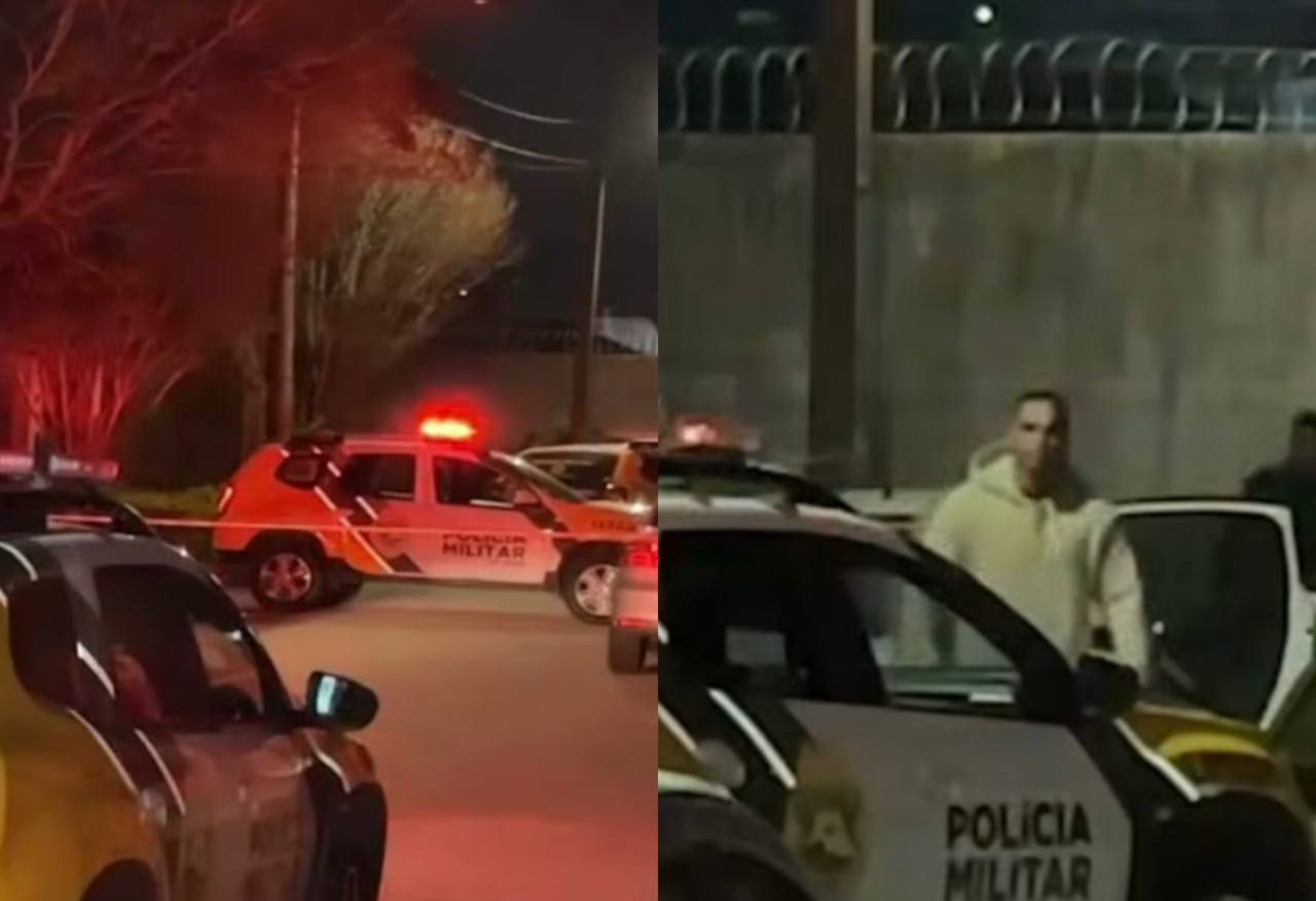 Três ladrões morrem em confronto com PMs a paisana após roubarem residência em Curitiba