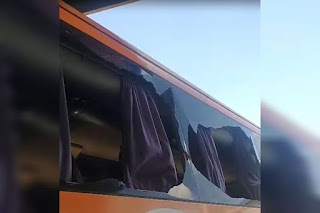 BRASIL: ÔNIBUS QUE TRANSPORTAVA FUNCIONÁRIOS DA GOL É ATACADO EM SP