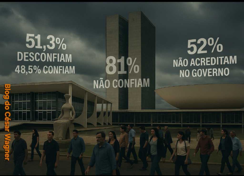 O BRASIL CONFIA....DESCONFIANDO
