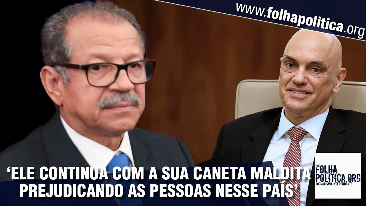 VÍDEO: Desembargador Sebastião alerta sobre euforia com Magnitsky contra Alexandre de Moraes: ‘ele continua com a sua caneta maldita prejudicando as pessoas nesse país’