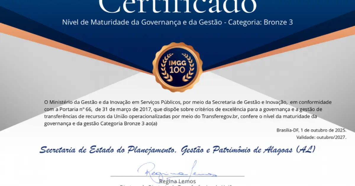 Seplag é reconhecida nacionalmente por excelência em governança e gestão pública