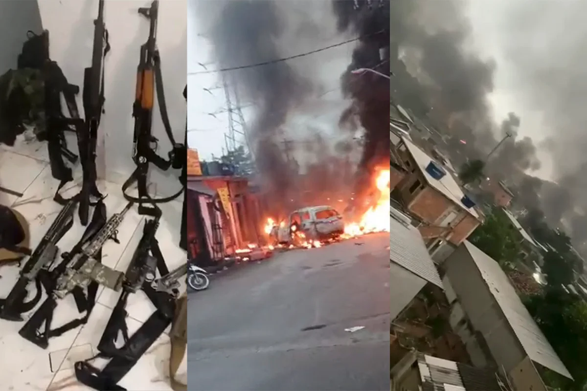 Operação contra facção comando vermelho é a mais letal do Rio de Janeiro e deixa 64 mortos, sendo 4 policiais; VÍDEO