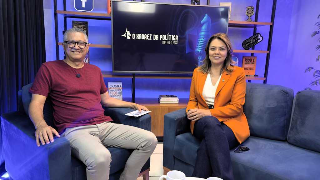 Vídeo: Podcast O Xadrez da Política recebe a senadora Leila do Vôlei em uma entrevista especial