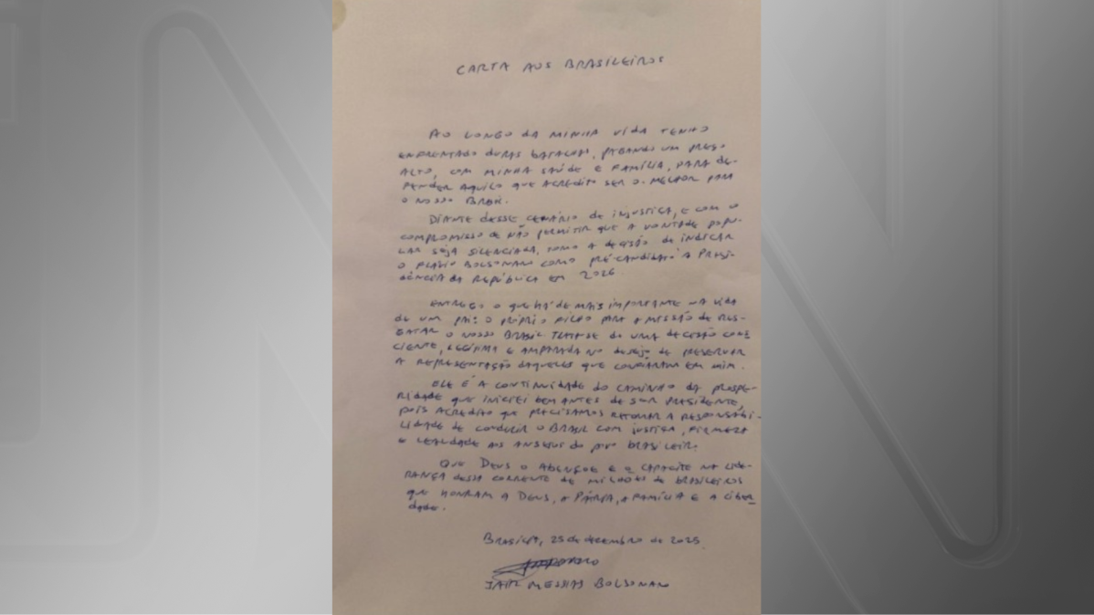 BRASIL: BOLSONARO REVELA QUEM SERÁ SEU VERDADEIRO CANDIDATO A PRESIDENTE EM CARTA