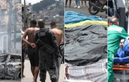 BRASIL: OPERAÇÃO CONTENÇÃO MOBILIZA MIL POLICIAIS E FECHA CERCO AO COMANDO VERMELHO NO RJ