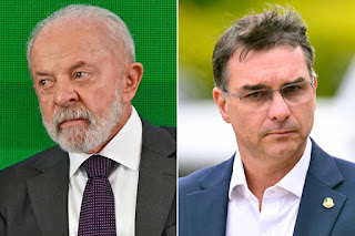 BRASIL: FLAVIO BOLSONARO FAZ LULA DESPENCAR EM NOVA PESQUISA