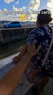 BRASIL: MOTOCICLISTA SALVA MULHER DA MORTE AO PASSAR POR PONTE EM RECIFE
