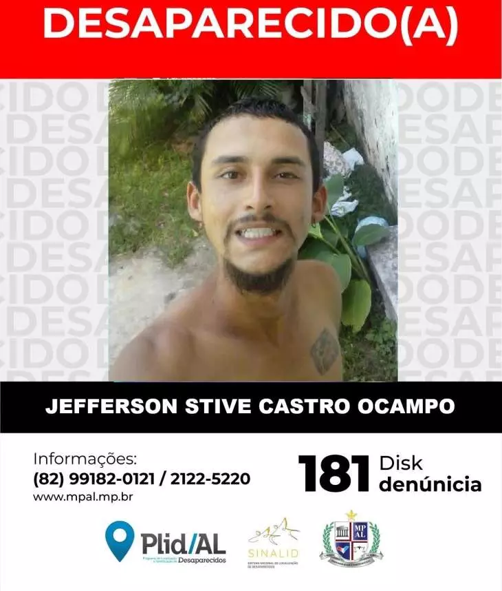 MPAL divulga sumiço de grafiteiro colombiano visto pela última vez em Maceió