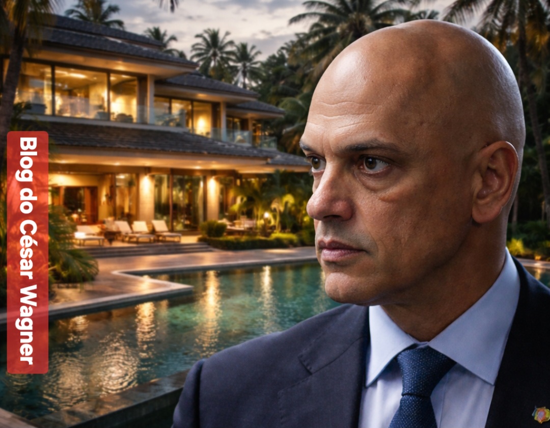 Coluna revela que Moraes também frequentou mansão de luxo ligada a Daniel Vorcaro em Trancoso