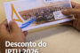 📌 Cota única do IPTU 2026 com desconto vence nesta terça-feira (31)