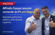 Alfredo Gaspar assume presidência do PL em Alagoas e pode disputar governo do Estado
