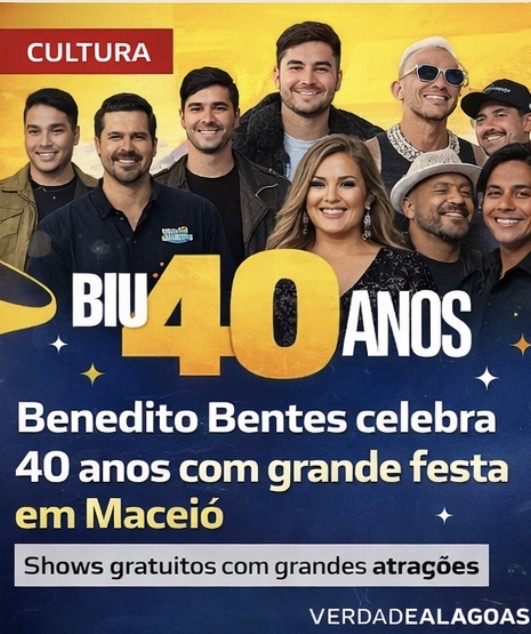 Benedito Bentes celebra 40 anos com festa e shows neste sábado em Maceió