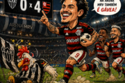 Flamengo atropela Atlético-MG fora de casa, faz 4 a 0 e embala sequência positiva no Brasileirão