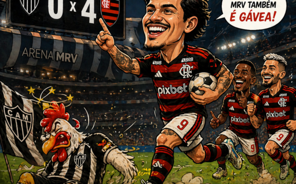 Flamengo atropela Atlético-MG fora de casa, faz 4 a 0 e embala sequência positiva no Brasileirão