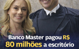 Banco Master pagou R$ 80 milhões a escritório da esposa de Alexandre de Moraes