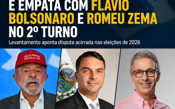 Atlas/Bloomberg: Luiz Inácio Lula da Silva lidera 1º turno e empata com Flávio Bolsonaro e Romeu Zema no 2º