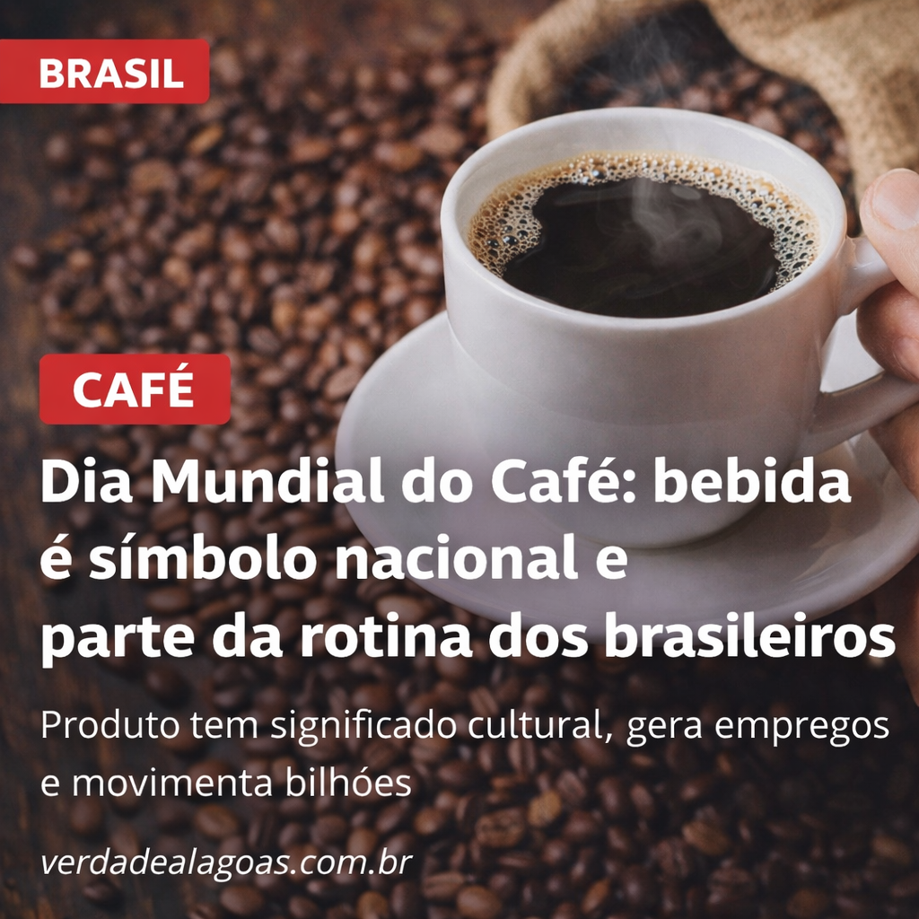 Dia Mundial do Café: bebida é símbolo nacional e parte da rotina dos brasileiros