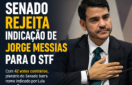 Senado rejeita indicação de Jorge Messias ao STF após derrota no plenário