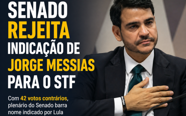 Senado rejeita indicação de Jorge Messias ao STF após derrota no plenário
