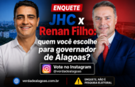 ENQUETE: JHC e Renan Filho polarizam disputa pelo Governo de Alagoas