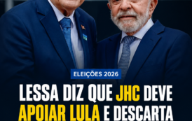 Lessa aposta em apoio de JHC a Lula e afasta possibilidade de aliança com Flávio Bolsonaro