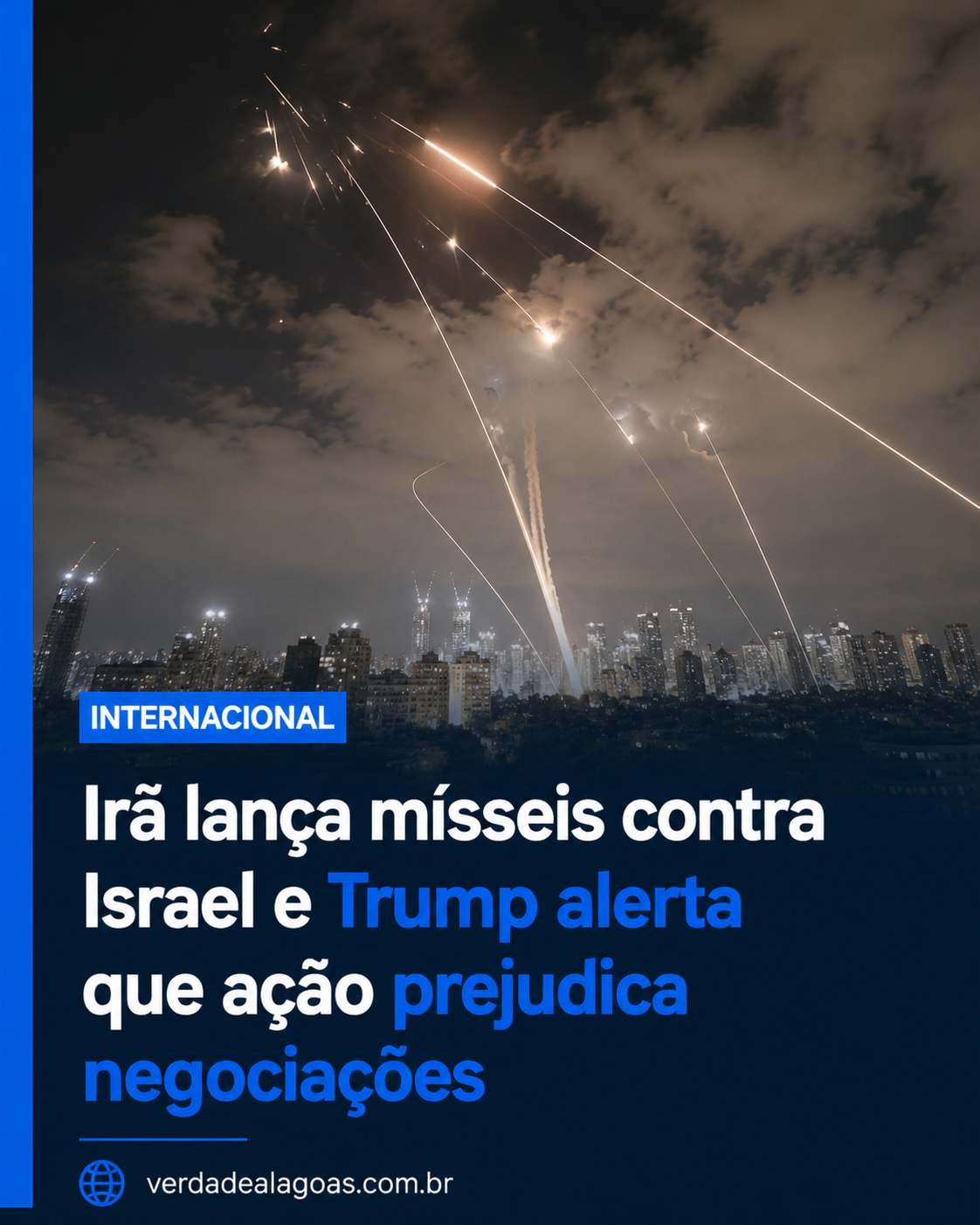 Irã volta a atacar Israel e aumenta tensão no Oriente Médio; Trump critica ofensiva