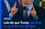 Lula rebate Trump e pede que EUA não interfiram nas eleições brasileiras
