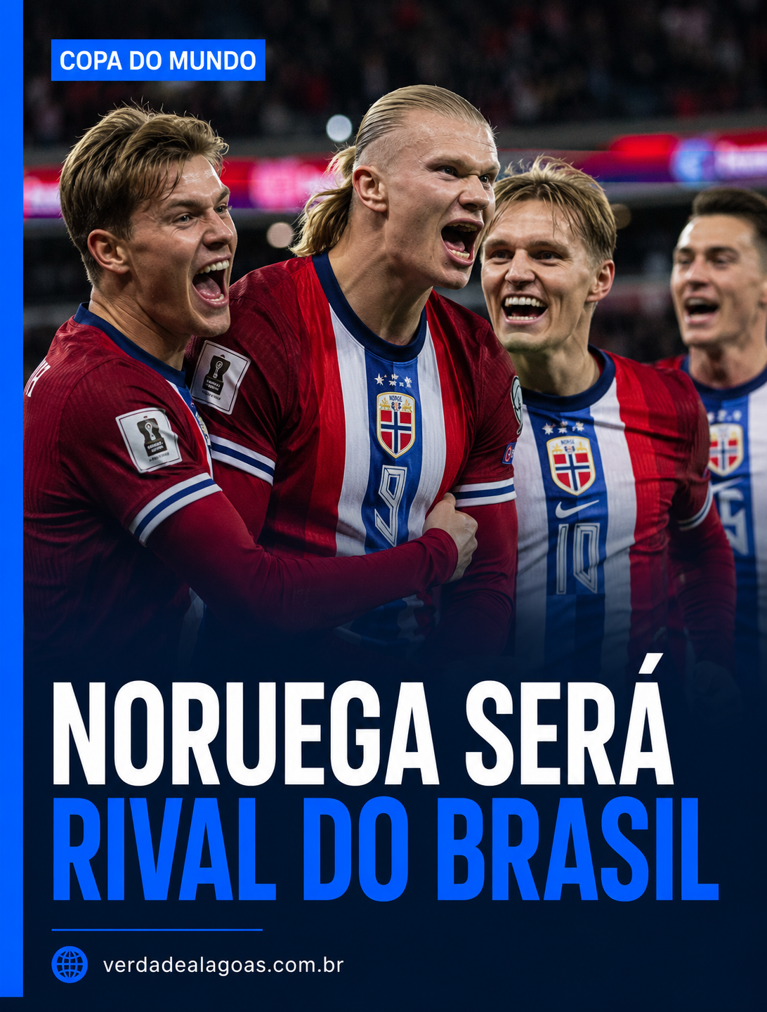 Noruega será a adversária do Brasil nas oitavas de final da Copa do Mundo