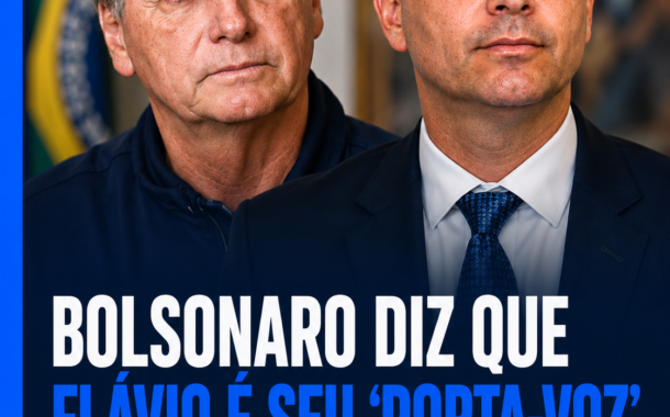 Bolsonaro declara Flávio como porta-voz e pede união da direita em carta pública