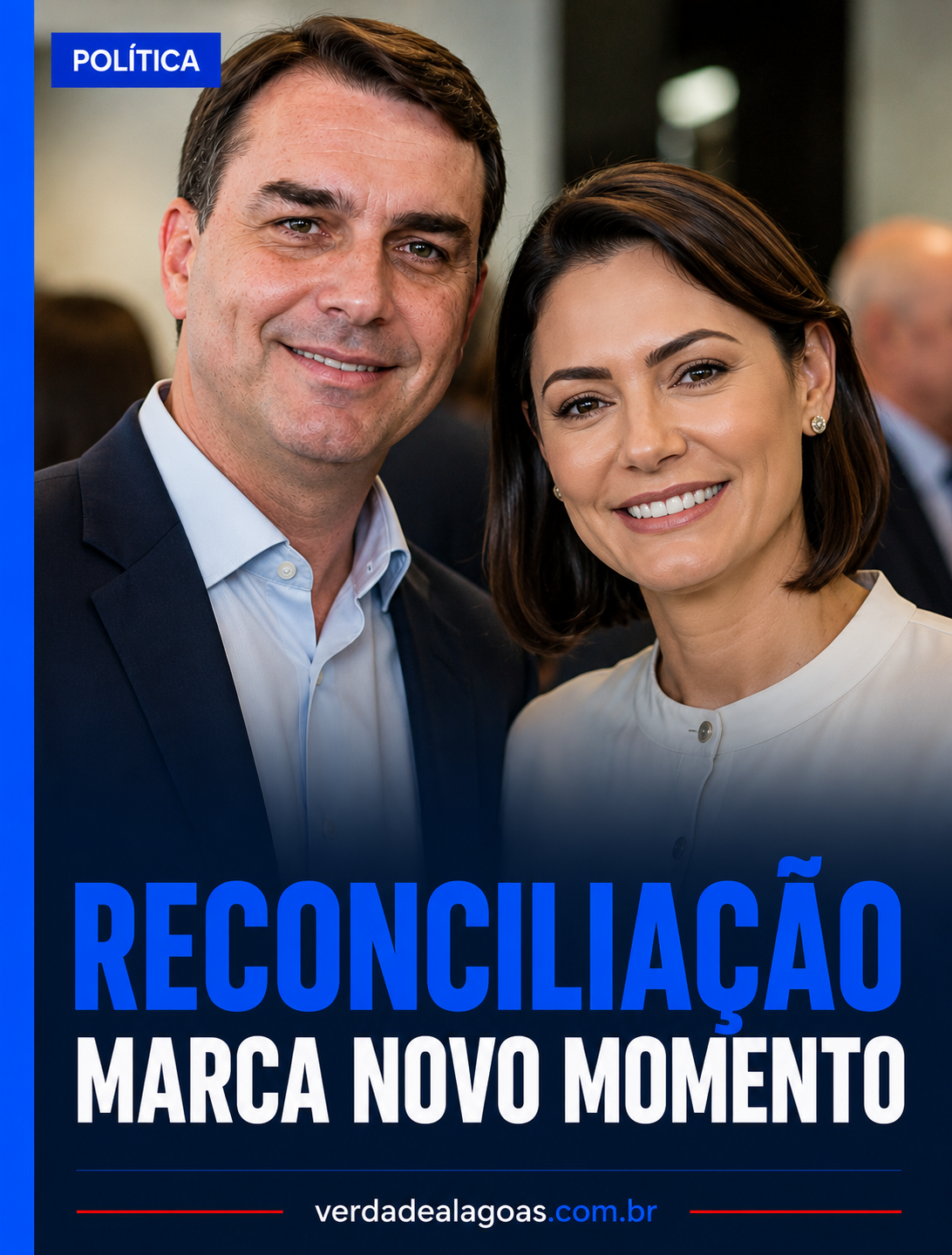 Michelle aceita pedido de desculpas de Flávio e reaproximação fortalece articulação no PL