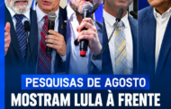 Pesquisas de agosto mostram Lula à frente no 1º turno e disputa apertada com Flávio no 2º